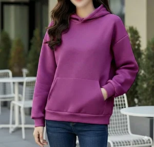 Premium Comfortable Printed Ladies Winter Hoodie