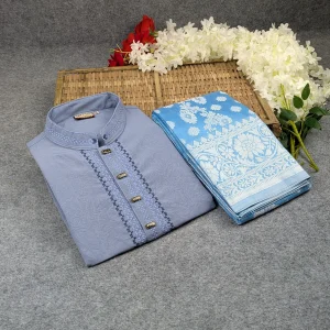 Premium Couple Set (Panjabi, Jamdani Saree)